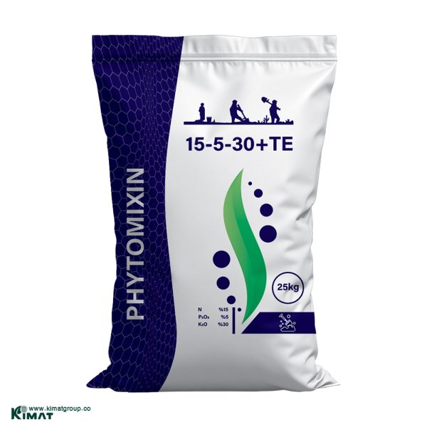 کود فیتومیکسین NPK ۱۵-۵-۳۰ + TE، ماکرو